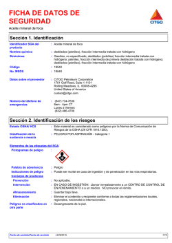 FICHA DE DATOS DE SEGURIDAD