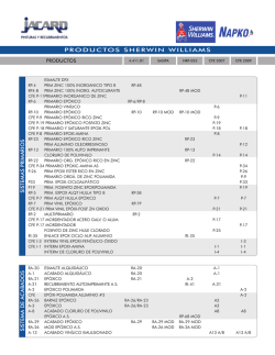 productos sherwin williams sistema de a cabados sistemas primarios