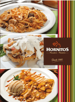 CARTA MENU - Hornitos Panadería