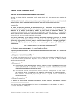 Behavior Analyst Certification Board®