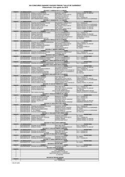 XXI CONCURSO GANADO VACUNO FRISON "VALLE DE