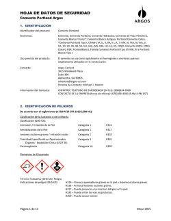 HOJA DE DATOS DE SEGURIDAD