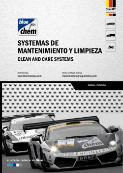 SYSTEMAS DE MANTENIMIENTO Y LIMPIEZA