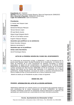 pleno ordinario 29/06/2015 - Ayuntamiento de Almonaster la Real