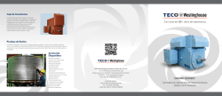 Descargar PDF - TECO Westinghouse