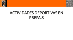 Actividades Deportivas - ENP 8