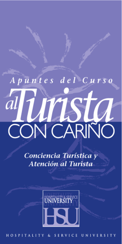 Atención al Turista - HSU Hospitality & service university