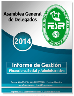 Puede descargar el informe de gestion administrativa, financiera y