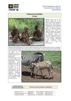 ESENCIAS DE NAMIBIA