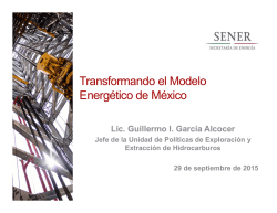 Transformando el Modelo Energético de México