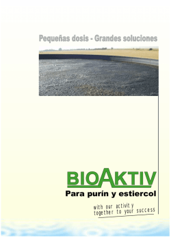 BioAktiv para purín y estiercol