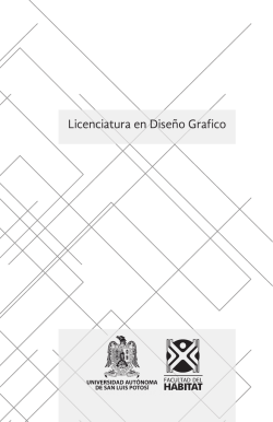 Licenciatura en Diseño Grafico - Facultad del Hábitat