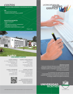 diseño grafico - Universidad Montrer