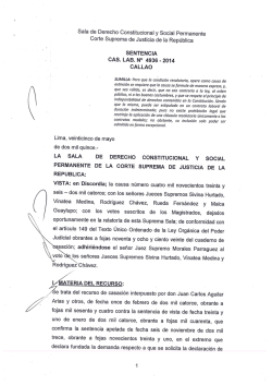 CAS. LAB. N° 4936 - 2014