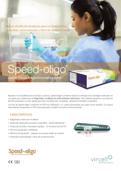 Speed-oligo® cassette