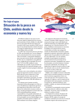 Situación de la pesca en Chile, análisis desde la economía y