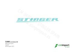 CM IMPORT -STINGER SPAIN www.stingerspain.es