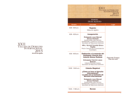 18 dE AGOStO - Secretaría de Relaciones Exteriores