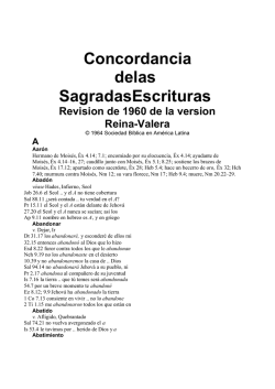 Concordancia delas SagradasEscrituras