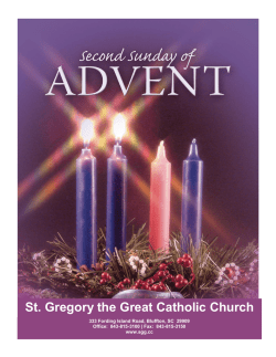 December 6, 2015 - Saint Gregory the Great Catholic Church