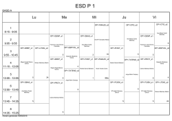 Horario curso