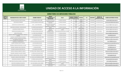 DIRECTORIO DE SERVIDORES P&Uacute;BLICOS