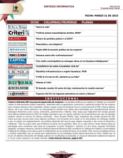 31 - Instituto Estatal Electoral