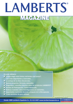 Septiembre – Diciembre 2015