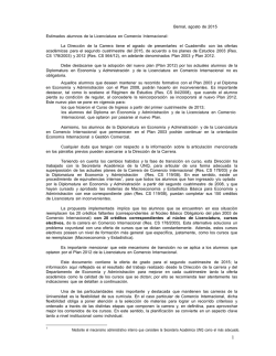 Licenciatura en Comercio Internacional