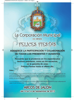 programa - Ayuntamiento de Arcos de Jalón