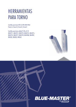 HERRAMIENTAS PARA TORNO