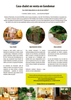 Casa en venta en Gondomar(ficha y planos) PDF