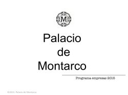 Descargar dossier - Palacio de Montarco