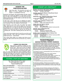worship and spirituality pastoral staff and ministries honor the