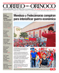 Descargar PDF - Correo del Orinoco