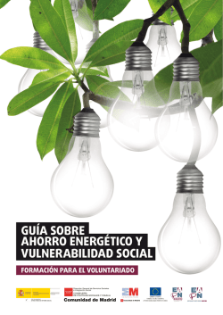 guía sobre ahorro energético y vulnerabilidad social
