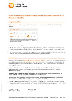 Datos fundamentales NN Crecimiento Global PPI