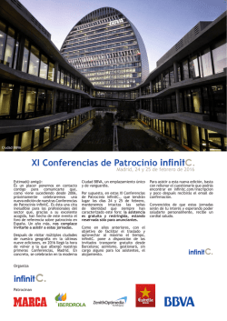 XI Conferencias de Patrocinio infinitC.