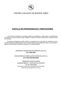 Descargar Cartilla de Profesionales y Prestaciones