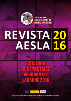 AESLA_Revista 16 v2.indd - asociación española de criadores de