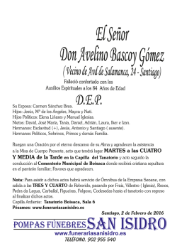 Avelino Bascoy Gómez 2-2-2016 Santiago