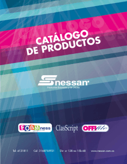 CAT&Aacute;LOGO DE PRODUCTOS