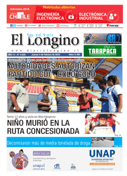 Crónica - El Longino de Iquique