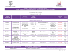P&aacute;gina 1 de 11 - H. Ayuntamiento de Morelia