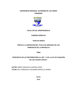 facultad de jurisprudencia carrera derecho tesis de grado previo a la