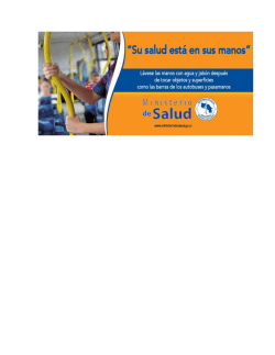 "Su salud está en sus manos"
