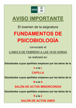 Psicología - UNED ALZIRA