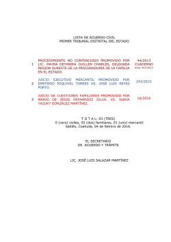 lista de acuerdo civil primer tribunal distrital del estado 1