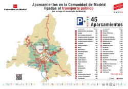 Aparcamientos en la Comunidad de Madrid ligados al transporte