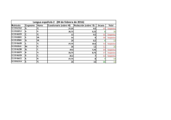 Lengua española 2 (04 de febrero de 2016)